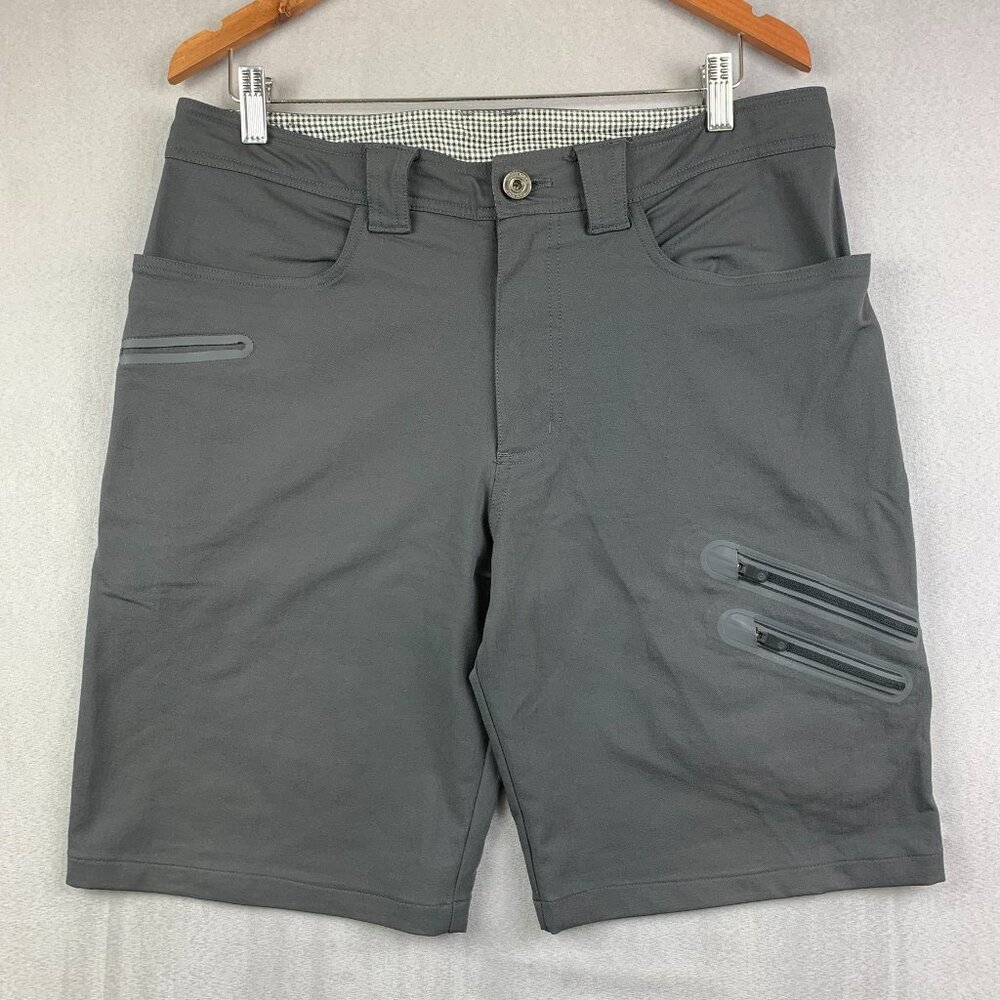 Lululemon Athletica Gray Cargo Performance Shorts